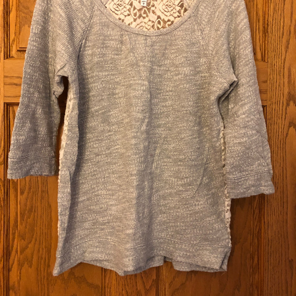 Express Lace Back Top, Size Medium - Picture 2 of 4